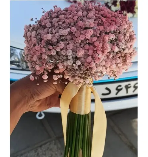 عکس دسته گل عروس ژیپسوفیلا