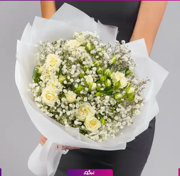عکس دسته گل عروس ژیپسوفیلا