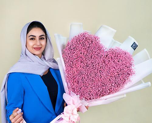 عکس دسته گل عروس ژیپسوفیلا