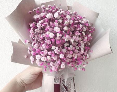عکس دسته گل عروس ژیپسوفیلا