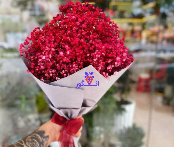 عکس دسته گل عروس ژیپسوفیلا