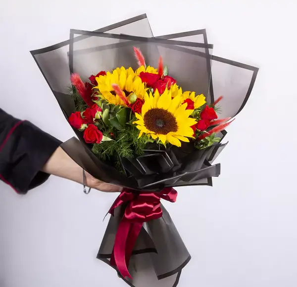 عکس دسته گل افتاب گردون
