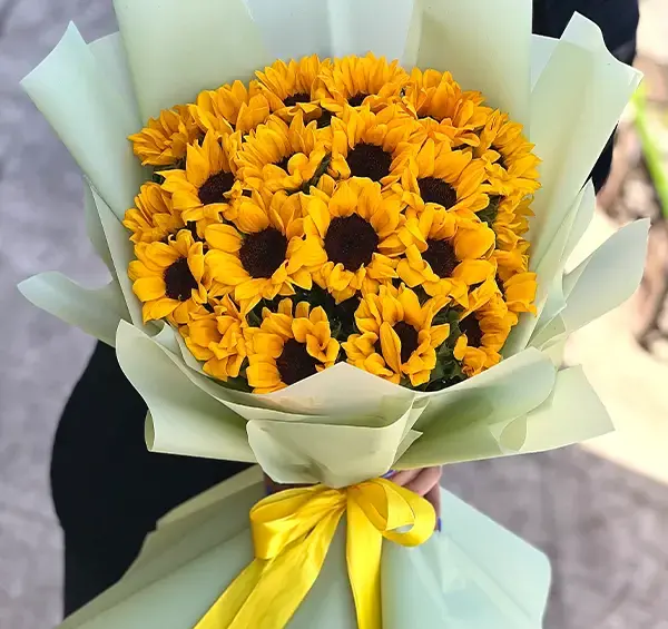 عکس دسته گل افتاب گردون