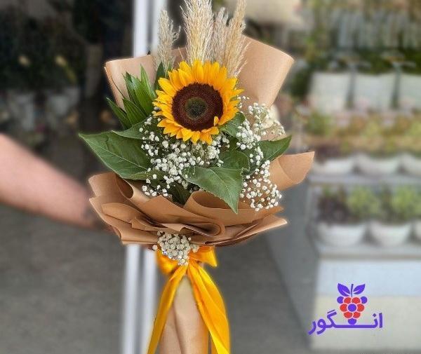 عکس دسته گل افتاب گردون
