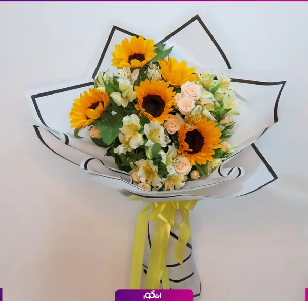 عکس دسته گل افتاب گردون