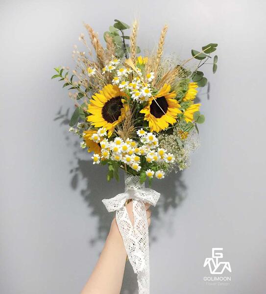 عکس دسته گل افتاب گردون