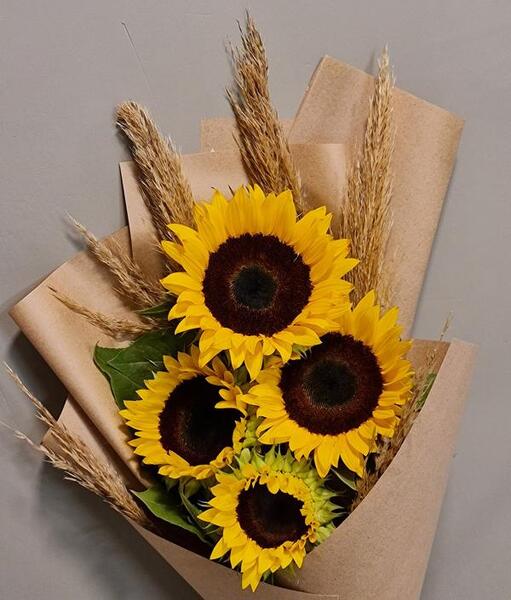 عکس دسته گل افتاب گردون