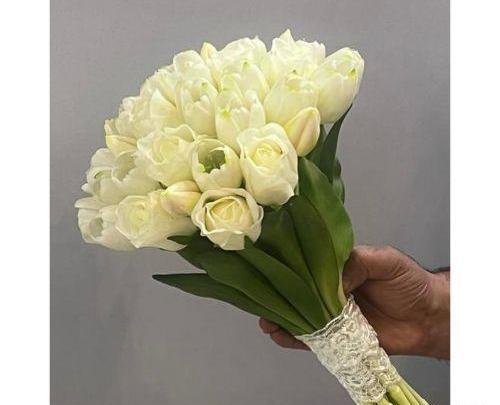 عکس دسته گل لاله زرد