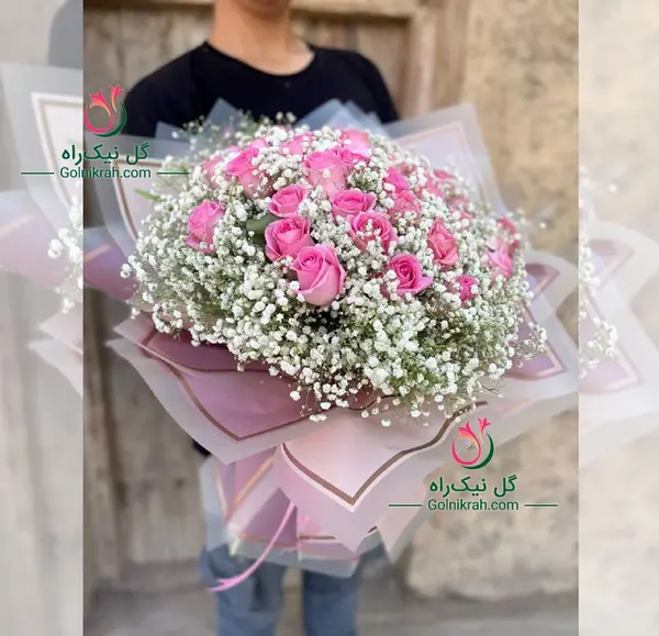 عکس دسته گل با گل ریز