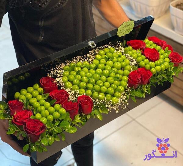 عکس دسته گل با گوجه سبز