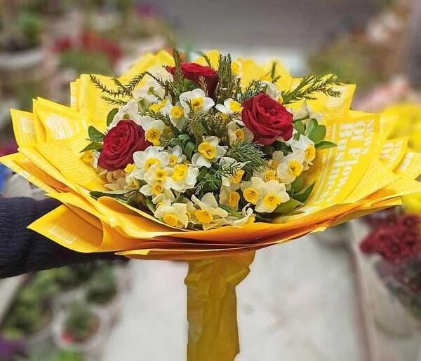 عکس عكس دسته گل نرگس