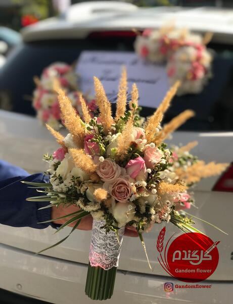 عکس دسته گل با گندم