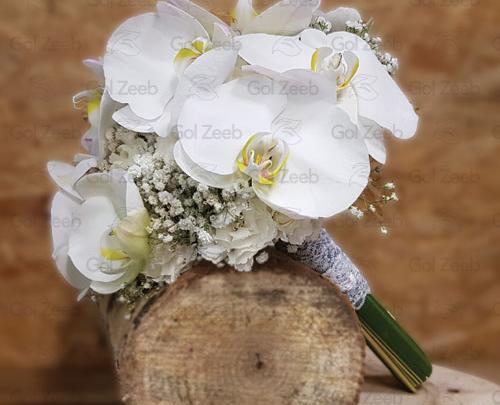 عکس دسته گل عروس با گندم
