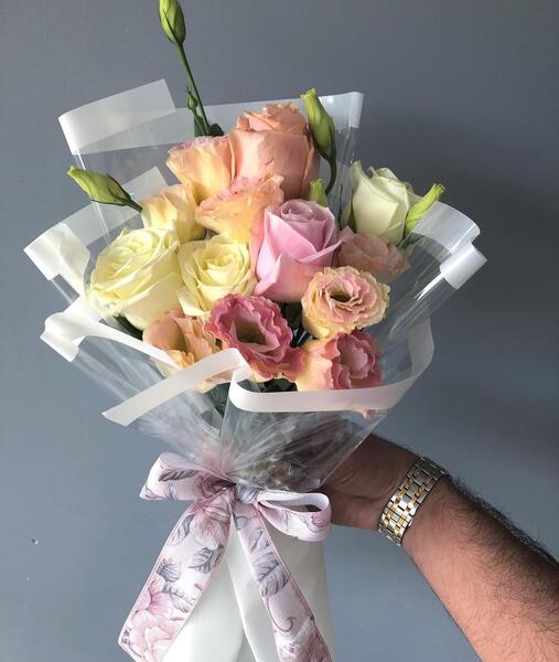 عکس دسته گل کوچک رز