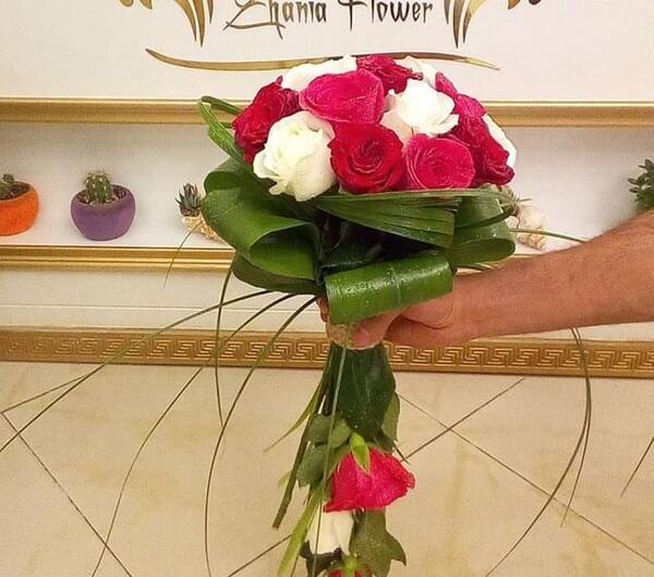 عکس دسته گل کوچک رز