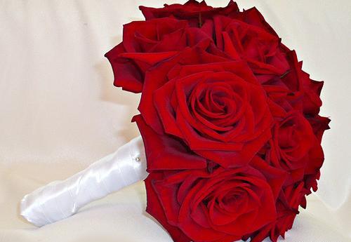 عکس دسته گل قرمز زیبا