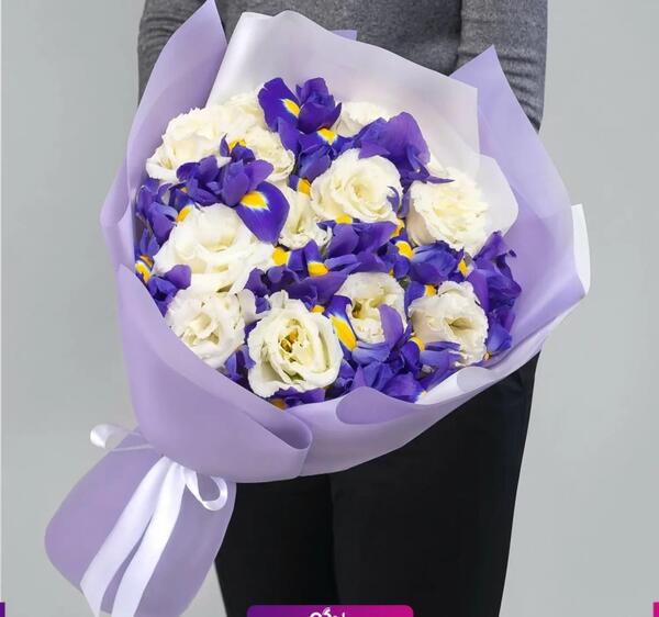 عکس دسته گل به شکل قلب