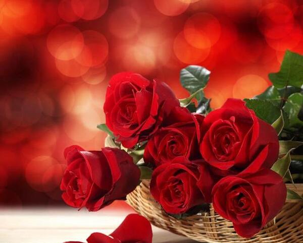 عکس دسته گل به شکل قلب