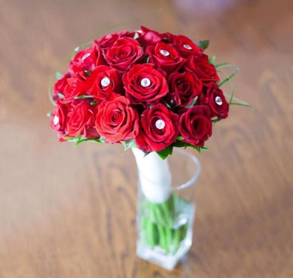 عکس دسته گل به شکل قلب