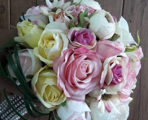 عکس دسته گل مصنوعی عروسی