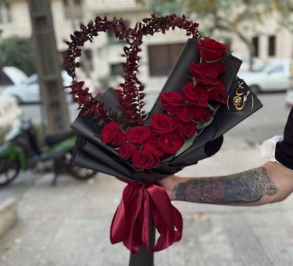 عکس دسته گل رز عاشقانه