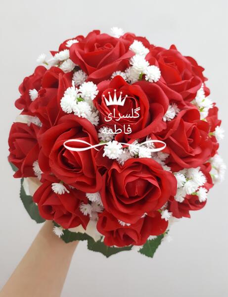 دانلود عکس دسته گل رز قرمز عروس