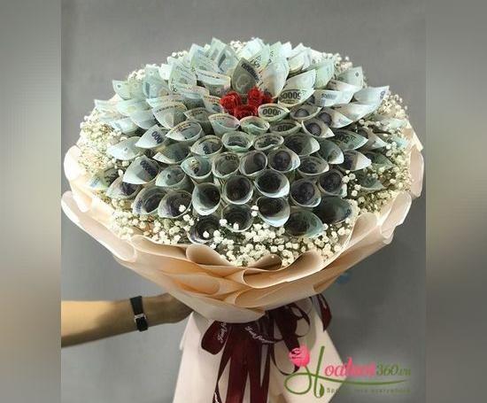 عکس مدل دسته گل با پول