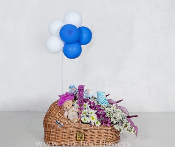 عکس دسته گل برای تولد نوزاد