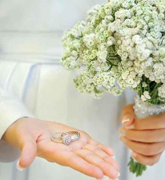 عکس دسته گل عروس برای عقد محضری