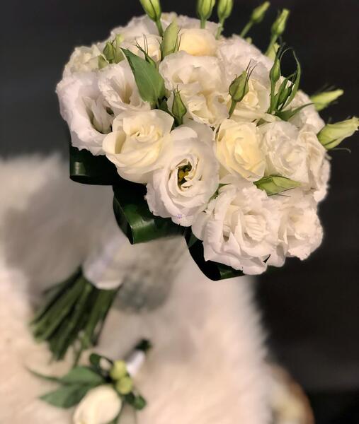 عکس از دسته گل عروس طبیعی
