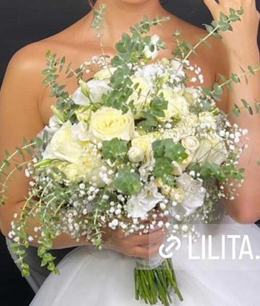 عکس از دسته گل عروس طبیعی