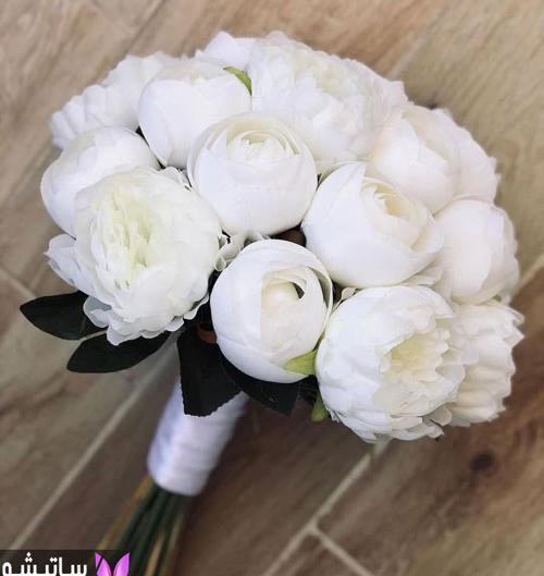 عکس دسته گل عروس ساده