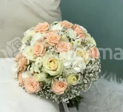 عکس دسته گل عروس ساده و شیک