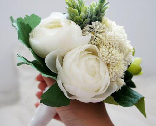 عکس دسته گل عروس ساده و شیک