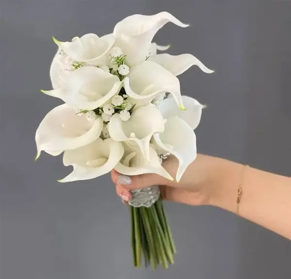 عکس دسته گل شیپوری عروس