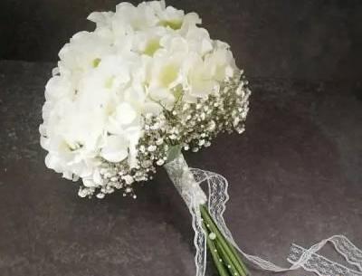 عکس دسته گل شیپوری عروس