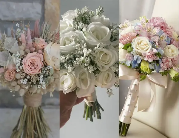 عکس دسته گل عروس شیک جدید
