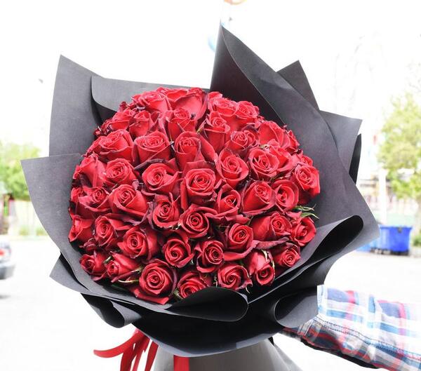 عکس دسته گل سرخابی