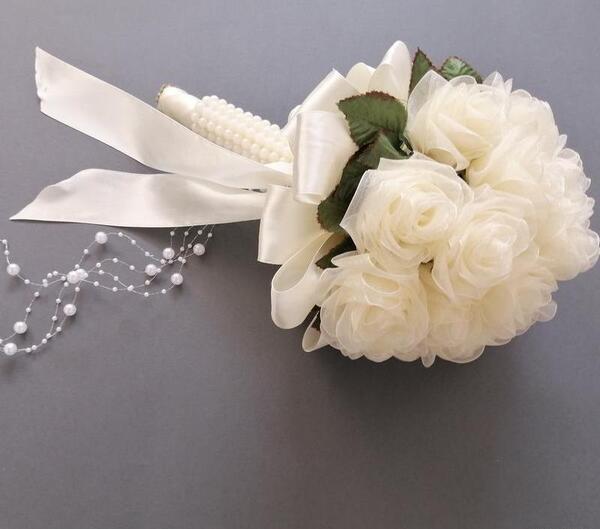 عکس مدل دسته گل عروس سفید