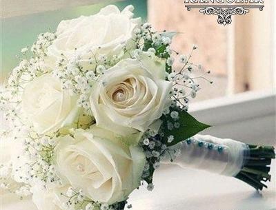 عکس دسته گل عروسی سفید