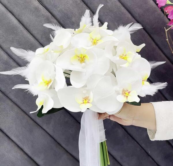 عکس دسته گل عروسی سفید