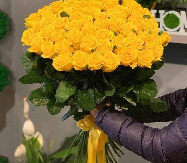 عکس دسته گل زرد رنگ