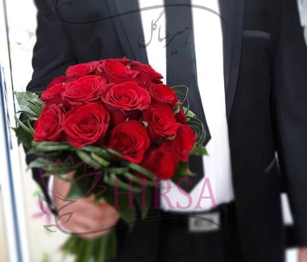 عکس دسته گل دست عروس و داماد