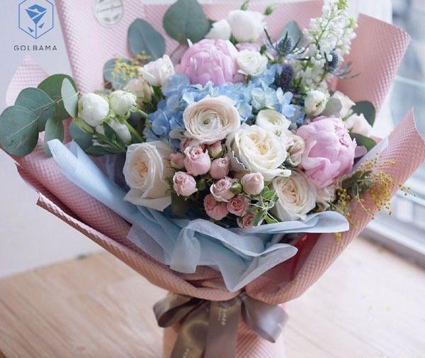 عکس دسته گل رنگارنگ زیبا