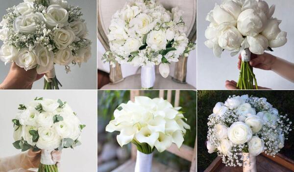 عکس دسته گل روی میز کار