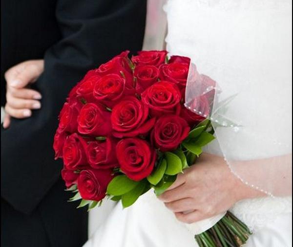 عکس دسته گل دست عروس
