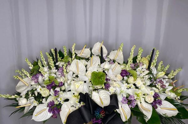 عکس دسته گل مجلس ختم
