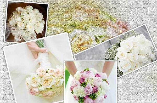عکس خوشگل ترین دسته گل عروس