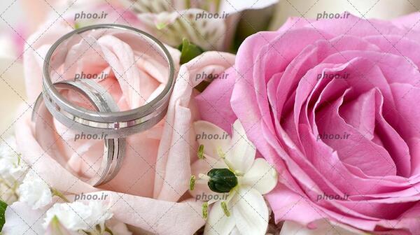 عکس دسته گل با حلقه