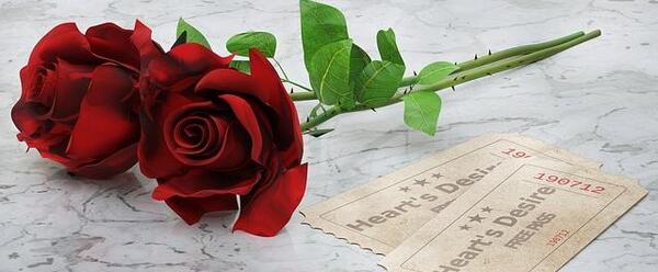 عکس پروفایل دسته گل رز قرمز